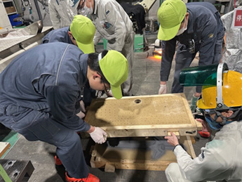 岩国工業高校と協働し、課題研究卒業製作品を制作しました(2025年2月27日)