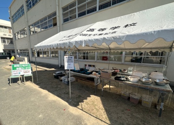 下関国際高校 文化祭に鋳物体験ブースを出展しました